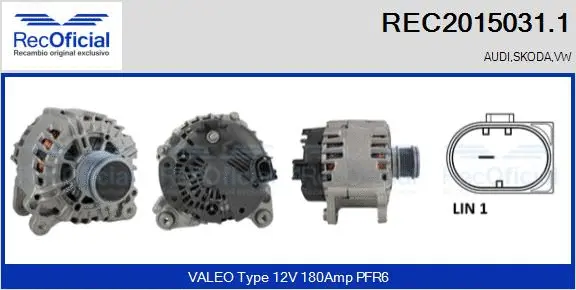 Alternator (REC2015031.1)