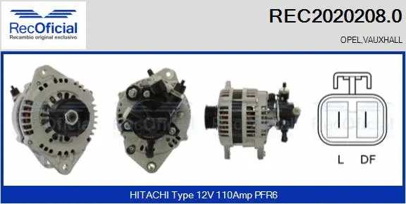 Alternator (REC2020208.0)