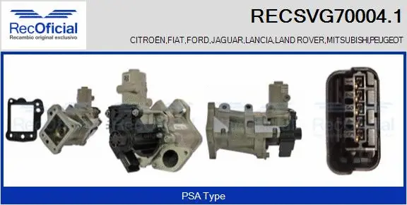 EGR Valve (RECSVG70004.1)