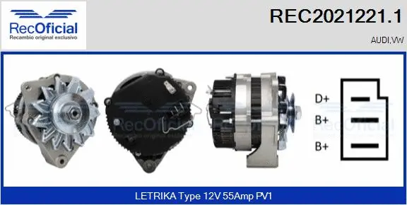 Alternator (REC2021221.1)