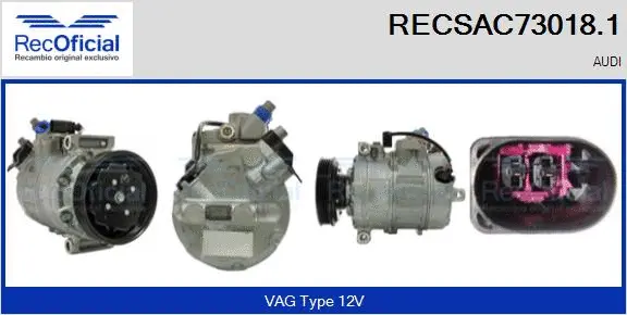 Compressor, air conditioning (RECSAC73018.1)