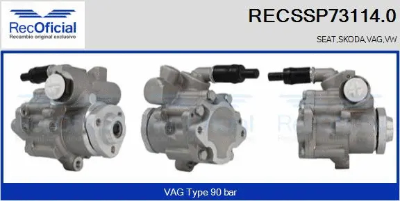 Hydraulic Pump, steering (RECSSP73114.0)