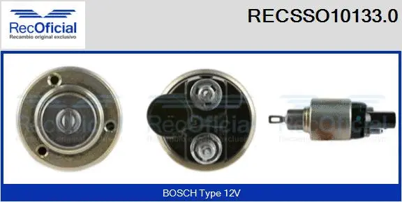 Solenoid Switch, starter (RECSSO10133.0)