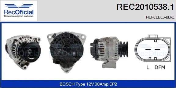 Alternator (REC2010538.1)