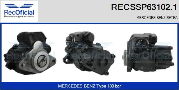 Hydraulic Pump, steering (RECSSP63102.1)