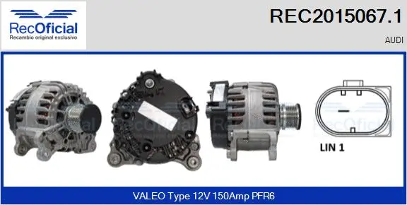 Alternator (REC2015067.1)