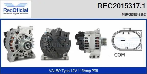 Alternator (REC2015317.1)