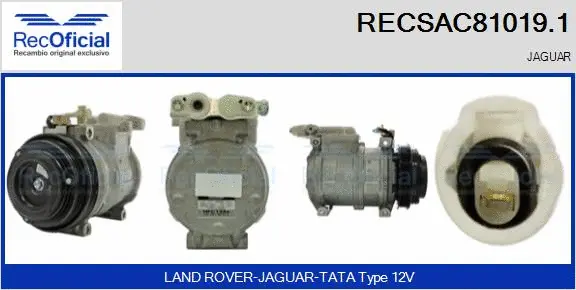 Compressor, air conditioning (RECSAC81019.1)
