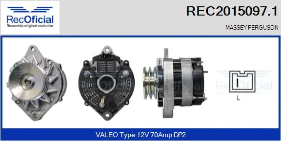 Alternator (REC2015097.1)