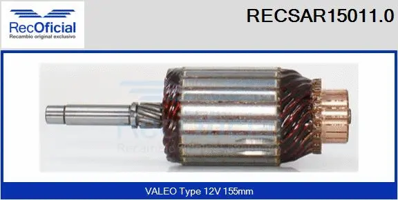 Armature, starter (RECSAR15011.0)