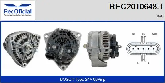 Alternator (REC2010648.1)