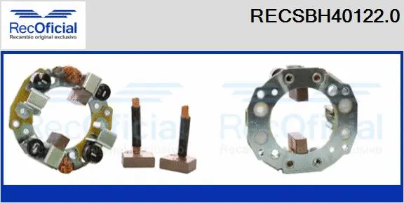 Holder, carbon brushes (RECSBH40122.0)