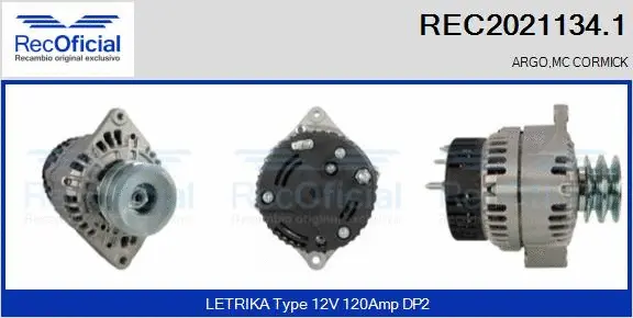 Alternator (REC2021134.1)