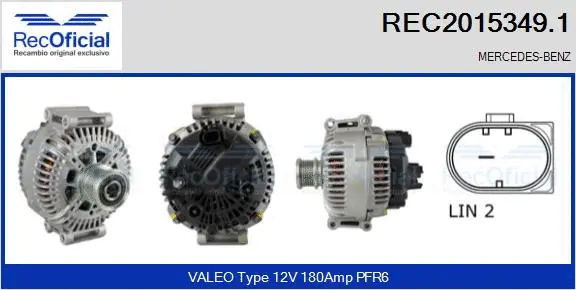 Alternator (REC2015349.1)