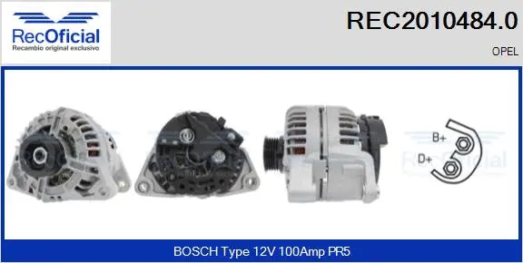 Alternator (REC2010484.0)