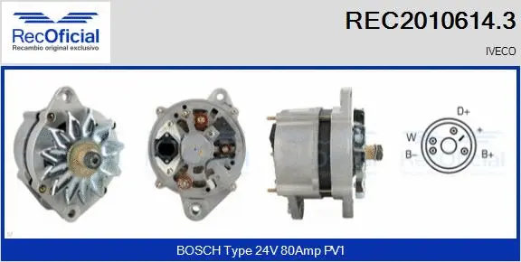 Alternator (REC2010614.3)