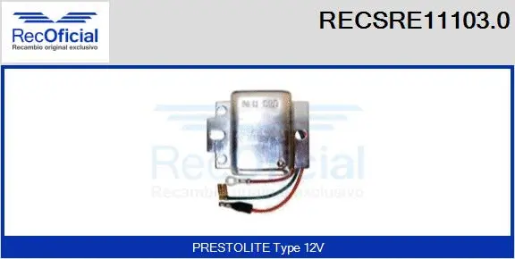 Alternator Regulator (RECSRE11103.0)