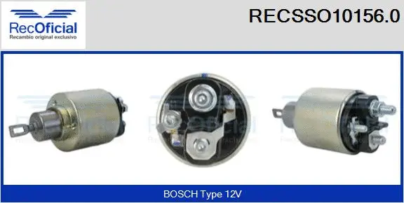 Solenoid Switch, starter (RECSSO10156.0)