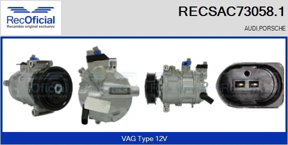 Compressor, air conditioning (RECSAC73058.1)