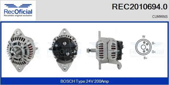 Alternator (REC2010694.0)