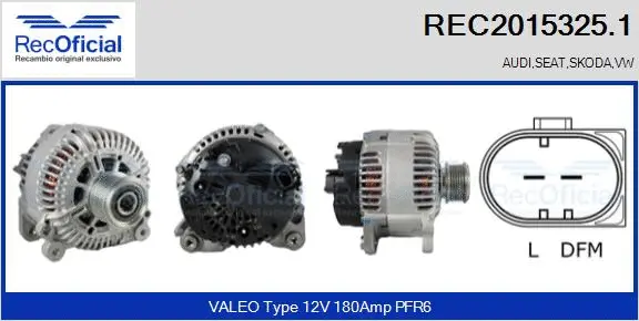 Alternator (REC2015325.1)