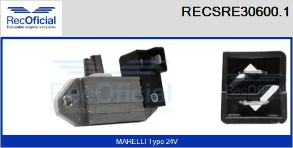 Alternator Regulator (RECSRE30600.1)