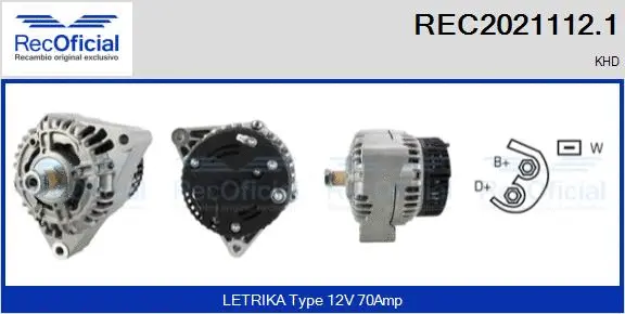 Alternator (REC2021112.1)