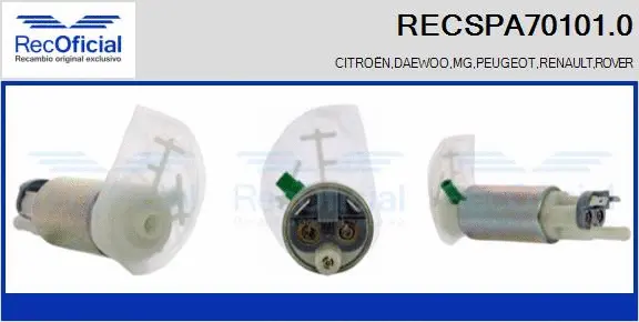 Fuel Pump (RECSPA70101.0)