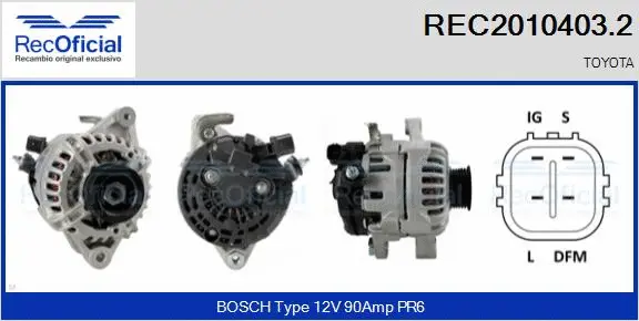 Alternator (REC2010403.2)