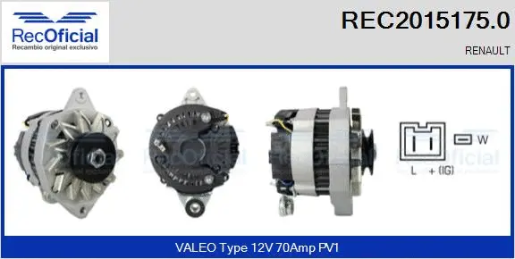 Alternator (REC2015175.0)
