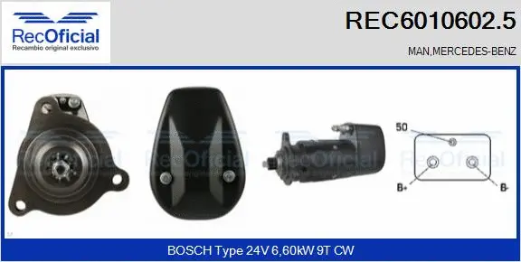 Starter (REC6010602.5)
