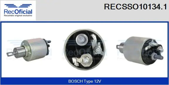 Solenoid Switch, starter (RECSSO10134.1)