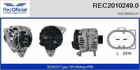 Alternator (REC2010249.0)