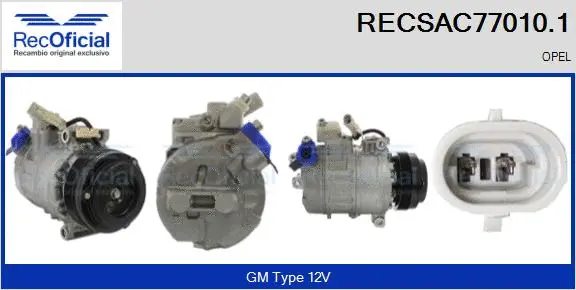 Compressor, air conditioning (RECSAC77010.1)