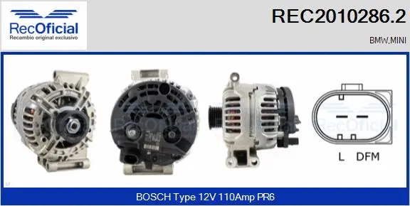 Alternator (REC2010286.2)