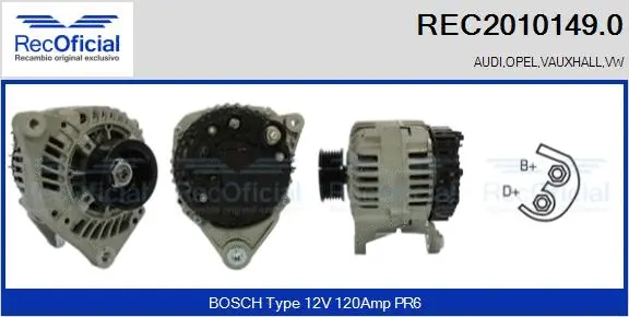Alternator (REC2010149.0)