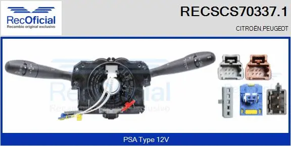 Steering Column Switch (RECSCS70337.1)