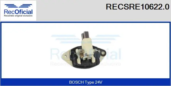 Alternator Regulator (RECSRE10622.0)