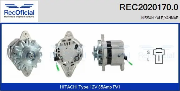 Alternator (REC2020170.0)