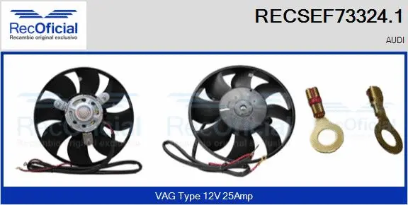 Fan, engine cooling (RECSEF73324.1)