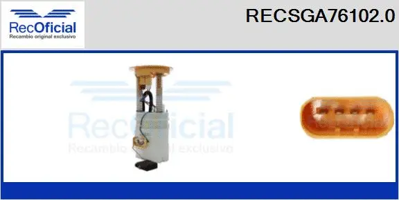 Fuel Feed Unit (RECSGA76102.0)