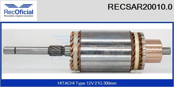 Armature, starter (RECSAR20010.0)