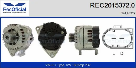 Alternator (REC2015372.0)