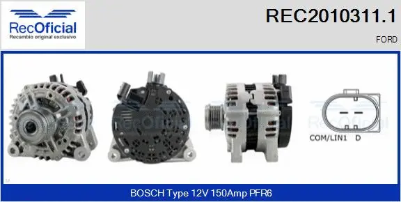Alternator (REC2010311.1)