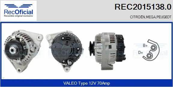 Alternator (REC2015138.0)