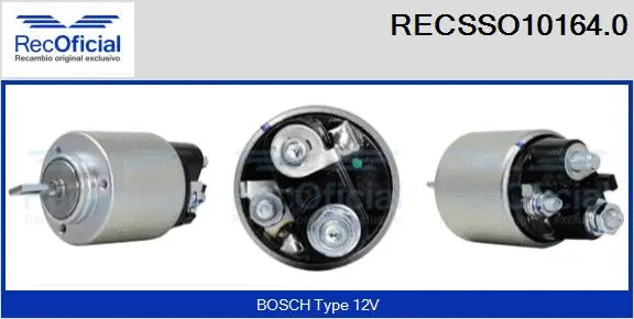 Solenoid Switch, starter (RECSSO10164.0)