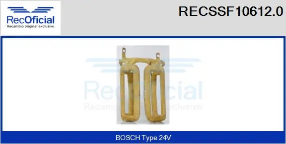 Field Winding, starter (RECSSF10612.0)