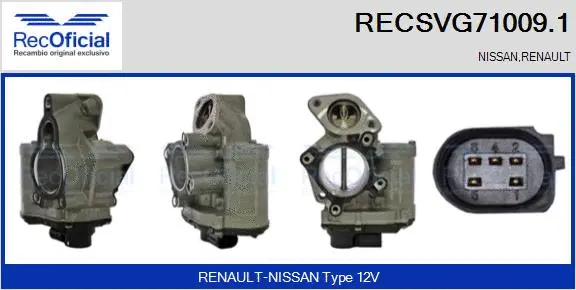 EGR Valve (RECSVG71009.1)