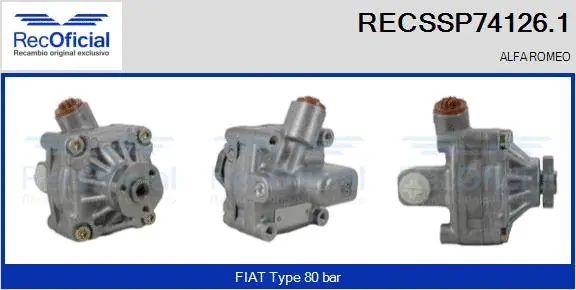 Hydraulic Pump, steering (RECSSP74126.1)