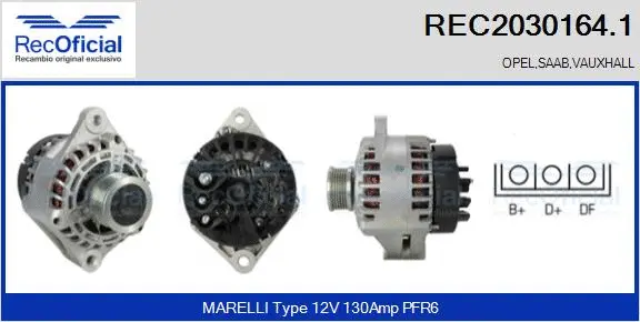 Alternator (REC2030164.1)